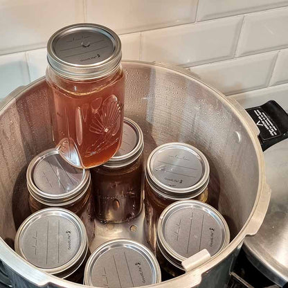 1 Ltr Preserving Jars with dome & band - sold in box lots