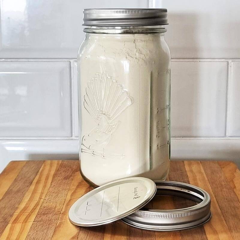 1 Ltr Preserving Jars with dome & band - sold in box lots