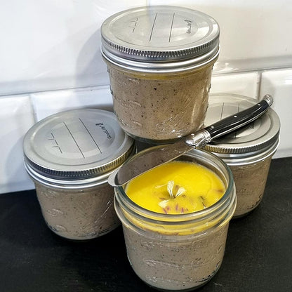 250ml Tapered Preserving Jars with pop top screw on lid - sold in box lots