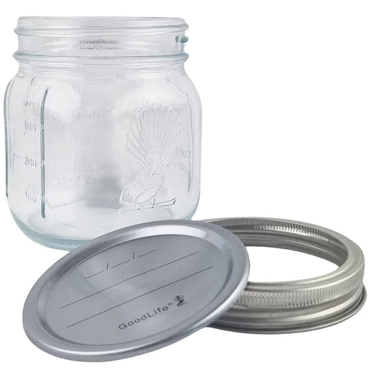 500ml Preserving Jars with dome & band - sold in box lots