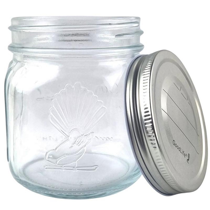 500ml Preserving Jars with pop top screw on lid - sold in box lots