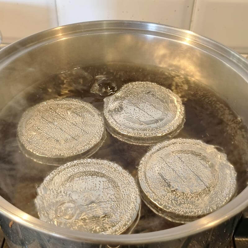 Metal Lids with Fresh Seal Button for preserving & storage 12 Pack