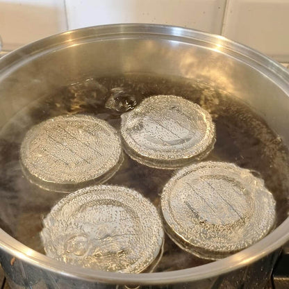 Metal Lids with Fresh Seal Button for preserving & storage 12 Pack