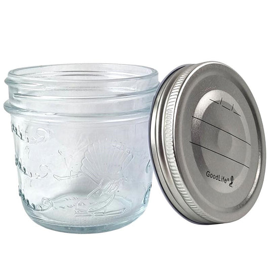 250ml Tapered Preserving Jars with pop top screw on lid - sold in box lots