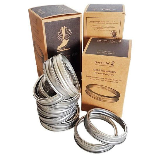Metal Screw Bands 12 pack