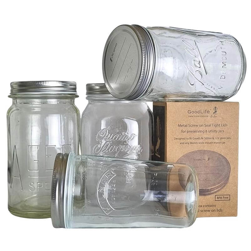 Metal Lids for preserving & storage 12 Pack