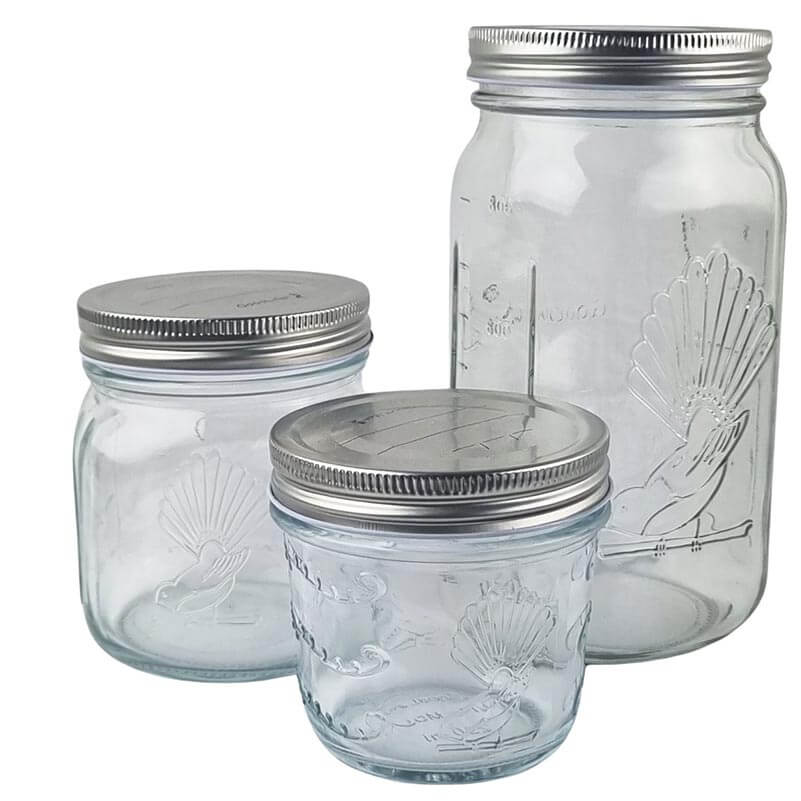 Metal Lids with Fresh Seal Button for preserving & storage 12 Pack