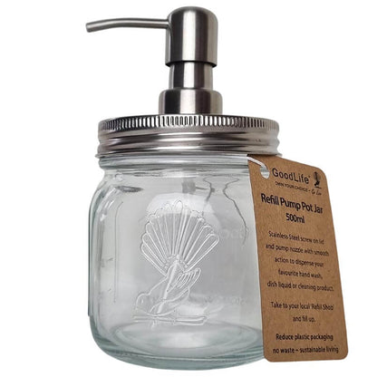 Refill Pump Pot Jar 500ml