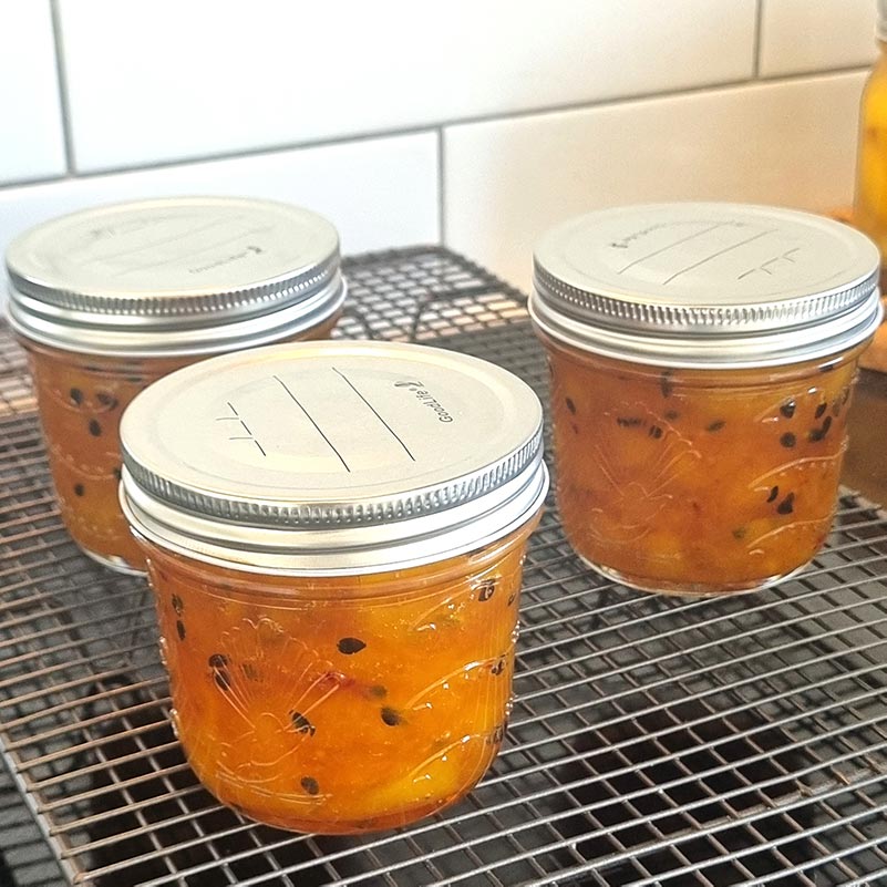 250ml Tapered Preserving Jars with pop top screw on lid - sold in box lots
