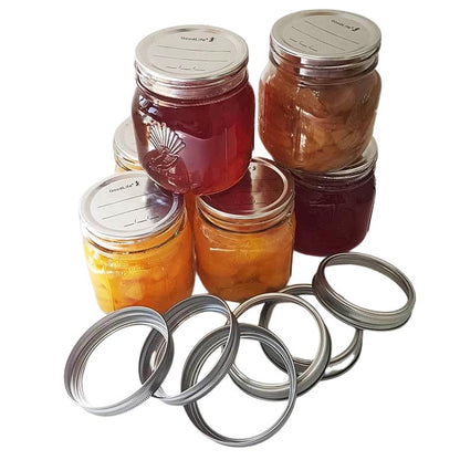 500ml Preserving Jars with dome & band - sold in box lots