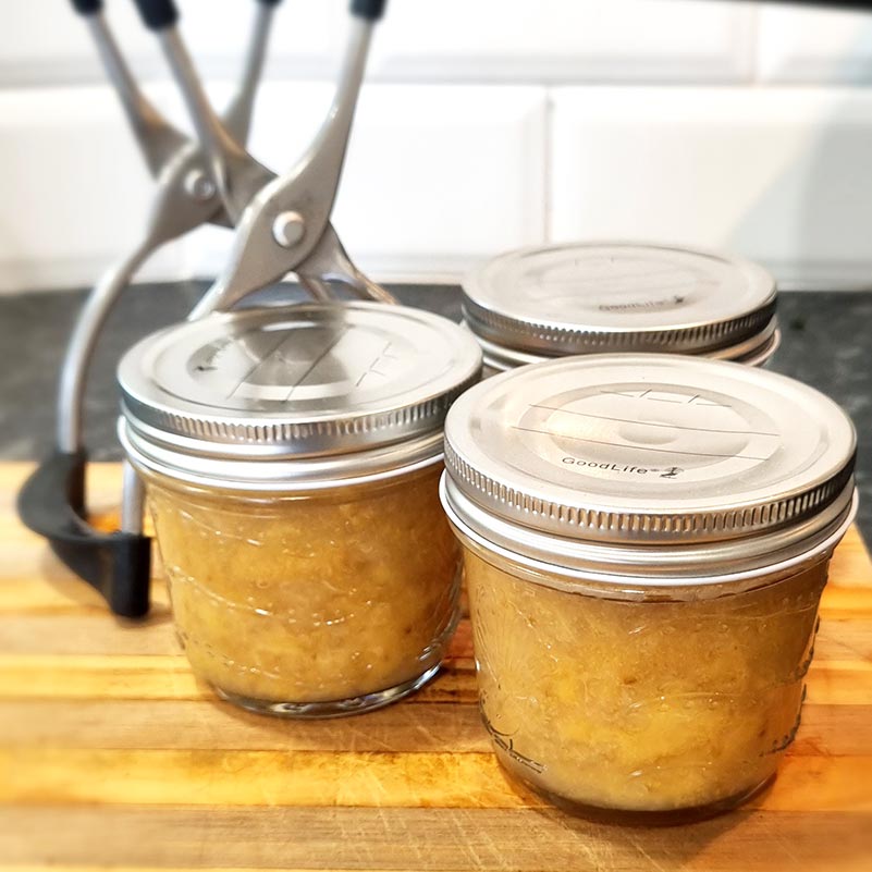 250ml Tapered Preserving Jars with pop top screw on lid - sold in box lots